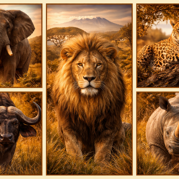 Kenyan wildlife The Big five